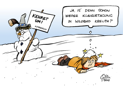 Cartoon: Friedrich-Kritik (medium) by Paolo Calleri tagged deutschland,hans,peter,friedrich,ex,minister,kabinett,bundeskanzlerin,angela,merkel,union,cdu,csu,kurs,richtung,konservative,zulauf,pegida,afd,mitte,entwicklung,rechtspopulismus,islamismus,integration,zuwanderer,auslaender,staatsbuergerschaft,karikatur,cartoon,paolo,calleri,deutschland,hans,peter,friedrich,ex,minister,kabinett,bundeskanzlerin,angela,merkel,union,cdu,csu,kurs,richtung,konservative,zulauf,pegida,afd,mitte,entwicklung,rechtspopulismus,islamismus,integration,zuwanderer,auslaender,staatsbuergerschaft,karikatur,cartoon,paolo,calleri