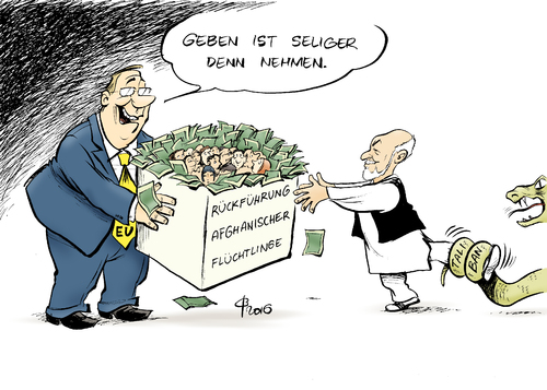 Cartoon: Geber-Konferenz (medium) by Paolo Calleri tagged bruessel,afghanistan,internationale,geberkonferenz,geberlaender,deutschland,eu,hilfspaket,milliarden,fluechtlinge,rueckfuehrung,fluechtlingskrise,taliban,krieg,karikatur,cartoon,paolo,calleri,bruessel,afghanistan,internationale,geberkonferenz,geberlaender,deutschland,eu,hilfspaket,milliarden,fluechtlinge,rueckfuehrung,fluechtlingskrise,taliban,krieg,karikatur,cartoon,paolo,calleri