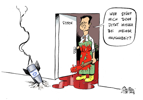 Cartoon: Hausfriedensstörung (medium) by Paolo Calleri tagged waffenlieferung,waffen,hisbollah,kritik,ueberraschungsangriff,blutvergiessen,terror,assad,al,bashar,vergeltung,rache,krieg,nahost,buergerkrieg,luftangriff,angriff,liga,arabische,russland,iran,israel,syrien,syrien,israel,iran,russland,arabische,liga,angriff,luftangriff,buergerkrieg,nahost,krieg,rache,vergeltung,bashar,al,assad,terror,blutvergiessen,ueberraschungsangriff,kritik,hisbollah,waffen,waffenlieferung