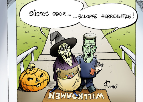 Cartoon: Herrenwitze (medium) by Paolo Calleri tagged eu,kommissar,guenther,oettinger,rede,schlitzaugen,schwule,homo,ehe,pflicht,salopp,aeusserung,herrenwitz,shitstorm,halloween,karikatur,cartoon,paolo,calleri,eu,kommissar,guenther,oettinger,rede,schlitzaugen,schwule,homo,ehe,pflicht,salopp,aeusserung,herrenwitz,shitstorm,halloween,karikatur,cartoon,paolo,calleri