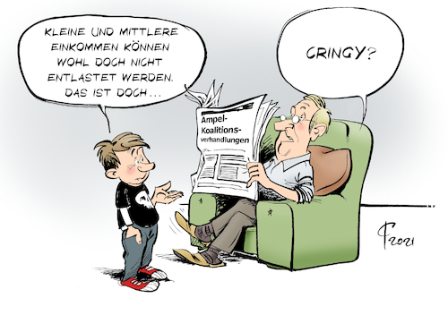 Cartoon: Jugendwort 2021 (medium) by Paolo Calleri tagged deutschland,sprache,deutsch,jugend,jugendwort,2021,cringe,cringy,fremdscham,koalition,ampel,koalitionsverhandlungen,fdp,gruene,spd,mittlere,kleine,einkommen,steuererleichterungen,steuererhoehungen,finanzen,wirtschaft,gesellschaft,arbeit,soziales,rente,gesundheit,karikatur,cartoon,paolo,calleri,deutschland,sprache,deutsch,jugend,jugendwort,2021,cringe,cringy,fremdscham,koalition,ampel,koalitionsverhandlungen,fdp,gruene,spd,mittlere,kleine,einkommen,steuererleichterungen,steuererhoehungen,finanzen,wirtschaft,gesellschaft,arbeit,soziales,rente,gesundheit,karikatur,cartoon,paolo,calleri