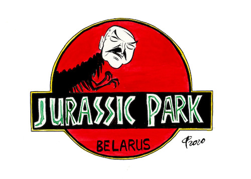 Cartoon: Jurassic Park (medium) by Paolo Calleri tagged eu,europa,weissrussland,belarus,diktator,lukaschenko,diktatur,demokratie,bewegung,proteste,wahlen,karikatur,cartoon,paolo,calleri,eu,europa,weissrussland,belarus,diktator,lukaschenko,diktatur,demokratie,bewegung,proteste,wahlen,karikatur,cartoon,paolo,calleri