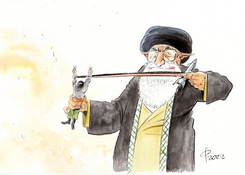 Cartoon: Keine direkte Beteiligung (medium) by Paolo Calleri tagged nahost,krieg,israel,gaza,hamas,hisbollah,iran,waffen,terror,karikatur,cartoon,paolo,calleri,nahost,krieg,israel,gaza,hamas,hisbollah,iran,waffen,terror,karikatur,cartoon,paolo,calleri