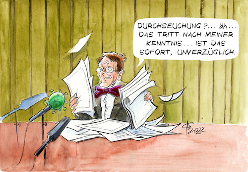 Cartoon: Kontrollverlust (medium) by Paolo Calleri tagged welt,deutschland,corona,pandemie,infektionen,omikron,welle,impfquote,impfungen,durchseuchung,gesundheit,bindesgesundheitsminister,karl,lauterbach,medizin,wissenschaft,long,covid,risiken,immunisierung,kontrolle,karikatur,cartoon,paolo,calleri,welt,deutschland,corona,pandemie,infektionen,omikron,welle,impfquote,impfungen,durchseuchung,gesundheit,bindesgesundheitsminister,karl,lauterbach,medizin,wissenschaft,long,covid,risiken,immunisierung,kontrolle,karikatur,cartoon,paolo,calleri