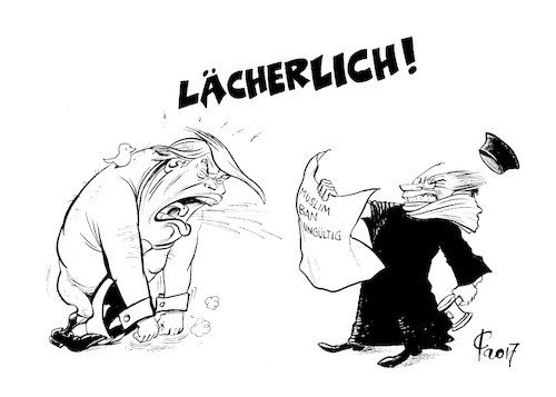 Lächerlich