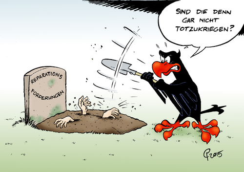 Cartoon: Lebendig begraben (medium) by Paolo Calleri tagged eu,deutschland,griechenland,reparationen,weltkrieg,nazis,nationalsozialisten,besatzung,forderungen,ansprueche,zahlungen,leid,mord,zerstoerung,zwangskredit,karikatur,cartoon,paolo,calleri,eu,deutschland,griechenland,reparationen,weltkrieg,nazis,nationalsozialisten,besatzung,forderungen,ansprueche,zahlungen,leid,mord,zerstoerung,zwangskredit,karikatur,cartoon,paolo,calleri