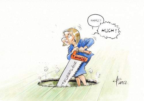 Liz Truss Von Paolo Calleri Politik Cartoon Toonpool 