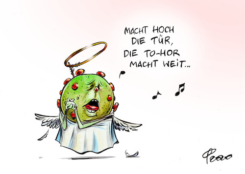 Cartoon: Lockrufe (medium) by Paolo Calleri tagged welt,eu,deutschland,bundeslaender,covid,19,corona,virus,infektionen,lockdow,lockerungen,geschaefte,wirtschaft,home,office,gefahren,arbeit,soziales,gesellschaft,schulen,karikatur,cartoon,paolo,calleri,welt,eu,deutschland,bundeslaender,covid,19,corona,virus,infektionen,lockdow,lockerungen,geschaefte,wirtschaft,home,office,gefahren,arbeit,soziales,gesellschaft,schulen,karikatur,cartoon,paolo,calleri