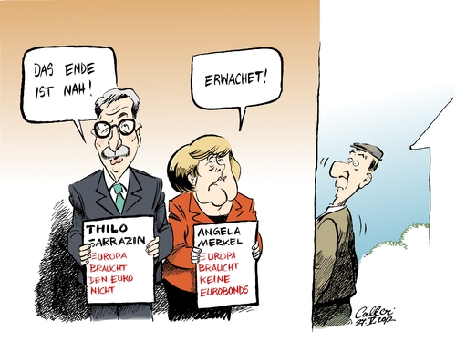 Cartoon: Mahner (medium) by Paolo Calleri tagged eu,sondergipfel,gipfel,brüssel,merkel,hollande,eurobonds,eurozone,schuldenkrise,euro,debatte,anleihen,staatsanleihen,euroländer,eu,sondergipfel,gipfel,brüssel,merkel,hollande,eurobonds,eurozone,schuldenkrise