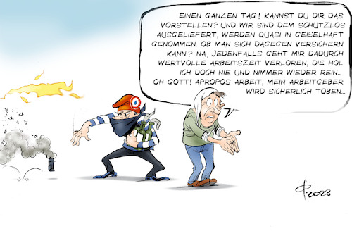 Cartoon: Mega-Streik (medium) by Paolo Calleri tagged deutschland,streik,grossstreik,verdi,verkehr,fernverkehr,nahverkehr,flughaefen,gewerkschaften,evg,arbeit,wirtschaft,finanzen,frankreich,renten,renteneintrittsalter,proteste,karikatur,cartoon,paolo,calleri,deutschland,streik,grossstreik,verdi,verkehr,fernverkehr,nahverkehr,flughaefen,gewerkschaften,evg,arbeit,wirtschaft,finanzen,frankreich,renten,renteneintrittsalter,proteste,karikatur,cartoon,paolo,calleri