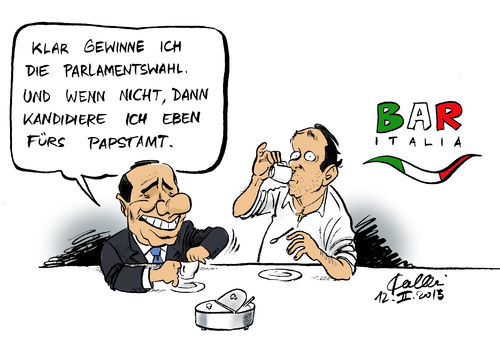 Papa Bunga  von Paolo Calleri Politik Cartoon TOONPOOL