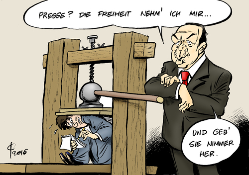 Pressefreiheit Von Paolo Calleri Politik Cartoon Toonpool