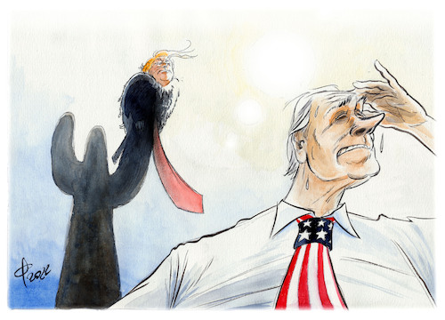 Cartoon: Quo vadis USA? (medium) by Paolo Calleri tagged welt,usa,praesidentschaft,joe,biden,agenda,stillstand,parteien,demokraten,republikaner,donald,trump,kandidatur,grenzschutz,afghanistan,preise,gesellschaft,arbeit,soziales,gehaelter,klimaschutz,sozialleistungen,chancengleicheit,wahlrechtsreform,infrastrukturpaket,inflation,karikatur,cartoon,paolo,calleri,welt,usa,praesidentschaft,joe,biden,agenda,stillstand,parteien,demokraten,republikaner,donald,trump,kandidatur,grenzschutz,afghanistan,preise,gesellschaft,arbeit,soziales,gehaelter,klimaschutz,sozialleistungen,chancengleicheit,wahlrechtsreform,infrastrukturpaket,inflation,karikatur,cartoon,paolo,calleri