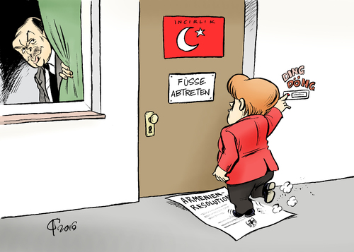 Cartoon: Sesam öffne dich (medium) by Paolo Calleri tagged deutschland,tuerkei,bundestag,resolution,armenier,voelkermord,distanzierung,praesident,recep,tayyip,erdogan,bundeskanzlerin,angela,merkel,bundesregierung,abgeordnete,militaer,soldaten,incirlik,besuch,forderung,karikatur,cartoon,paolo,calleri,deutschland,tuerkei,bundestag,resolution,armenier,voelkermord,distanzierung,praesident,recep,tayyip,erdogan,bundeskanzlerin,angela,merkel,bundesregierung,abgeordnete,militaer,soldaten,incirlik,besuch,forderung,karikatur,cartoon,paolo,calleri