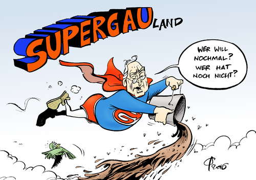 Cartoon: Supergau-land (medium) by Paolo Calleri tagged deutschland,parteien,afd,alternative,fuer,vize,alexander,gauland,aufmerksamkeit,beleidigungen,nationalmannschaft,boateng,bundeskanzlerin,angela,merkel,kanzlerin,dikatorin,rechtspopulismus,karikatur,cartoon,paolo,calleri,deutschland,parteien,afd,alternative,fuer,vize,alexander,gauland,aufmerksamkeit,beleidigungen,nationalmannschaft,boateng,bundeskanzlerin,angela,merkel,kanzlerin,dikatorin,rechtspopulismus,karikatur,cartoon,paolo,calleri