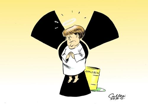 Cartoon: Untersuchungsausschuss Gorleben (medium) by Paolo Calleri tagged experten,kritiker,sicherheitsbedenken,umweltministerin,erkundung,gorleben,atommüll,atommüllendlager,untersuchungsausschuss,merkel,angela,bundeskanzlerin,bundeskanzlerin,angela,merkel,untersuchungsausschuss,atommüllendlager,gorleben,erkundung,umweltministerin,sicherheitsbedenken,kritiker,experten