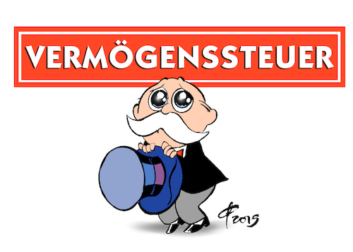 Cartoon: Vermögenssteuer (medium) by Paolo Calleri tagged deutschland,steuer,vermoegen,vermoegenssteuer,superreiche,finanzen,wirtschaft,konservative,reich,arm,gesellschaft,sozial,soziales,arbeit,gerechtigkeit,staat,parteien,spd,sozialdemokraten,profil,karikatur,cartoon,paolo,calleri,deutschland,steuer,vermoegen,vermoegenssteuer,superreiche,finanzen,wirtschaft,konservative,reich,arm,gesellschaft,sozial,soziales,arbeit,gerechtigkeit,staat,parteien,spd,sozialdemokraten,profil,karikatur,cartoon,paolo,calleri