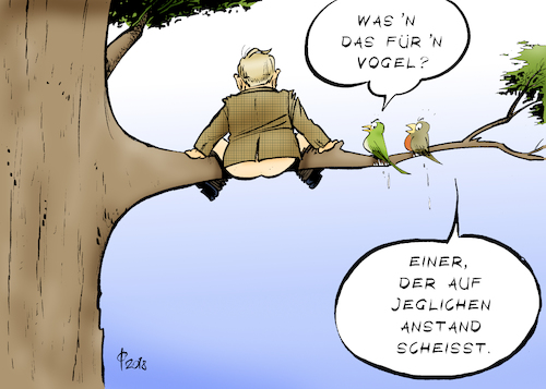 Cartoon: Vogelschiss (medium) by Paolo Calleri tagged deutschland,parteien,afd,alternative,fuer,rechtpopulisten,rechtspopulisms,nationalsozialismus,relativierung,holocaust,rechtsaussen,vogelschiss,alexander,gauland,provokationen,rassismus,karikatur,cartoon,paolo,calleri,deutschland,parteien,afd,alternative,fuer,rechtpopulisten,rechtspopulisms,nationalsozialismus,relativierung,holocaust,rechtsaussen,vogelschiss,alexander,gauland,provokationen,rassismus,karikatur,cartoon,paolo,calleri