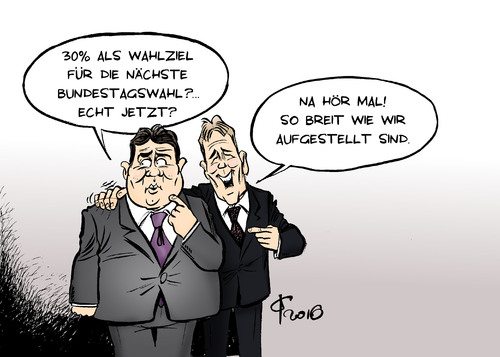 Cartoon: Wahlziel (medium) by Paolo Calleri tagged deutschland,wahlen,bundestag,bundestagswahl,2017,parteien,spd,sozialdemokraten,vorsictzender,sigmar,gabriel,kandidat,kanzler,kanzlerschaft,thomas,oppermann,fraktion,fraktionschef,karikatur,cartoon,paolo,calleri,deutschland,wahlen,bundestag,bundestagswahl,2017,parteien,spd,sozialdemokraten,vorsictzender,sigmar,gabriel,kandidat,kanzler,kanzlerschaft,thomas,oppermann,fraktion,fraktionschef,karikatur,cartoon,paolo,calleri