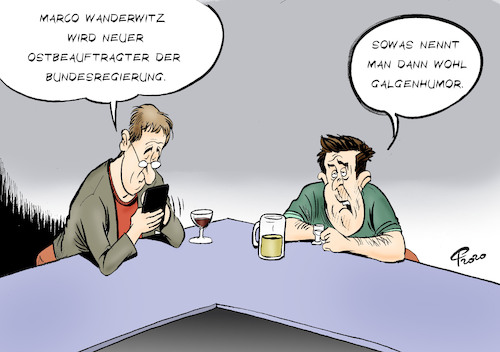 Cartoon: Wanderwitz (medium) by Paolo Calleri tagged thueringen,wahl,ministerpraesident,afd,fdp,cdu,spd,groko,ostbeauftragter,hirte,wanderwitz,glueckwuensche,kemmerich,demokraten,faschisten,koalitionen,buendnisse,richtungsstreit,politik,kultur,karikatur,cartoon,paolo,calleri,thueringen,wahl,ministerpraesident,afd,fdp,cdu,spd,groko,ostbeauftragter,hirte,wanderwitz,glueckwuensche,kemmerich,demokraten,faschisten,koalitionen,buendnisse,richtungsstreit,politik,kultur,karikatur,cartoon,paolo,calleri