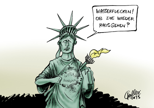 Cartoon: Wasserflecken (medium) by Paolo Calleri tagged usa,senat,bericht,geheimdienst,geheimdienstausschuss,11,september,2001,kampf,terror,cia,folter,waterboarding,veröffentlichung,foltermethoden,verhörmethoden,george,walker,bush,amtszeit,karikatur,cartoon,paolo,calleri,usa,senat,bericht,geheimdienst,geheimdienstausschuss,11,september,2001,kampf,terror,cia,folter,waterboarding,veröffentlichung,foltermethoden,verhörmethoden,george,walker,bush,amtszeit,karikatur,cartoon,paolo,calleri