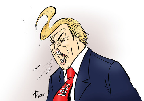 Cartoon: Zweiter (medium) by Paolo Calleri tagged usa,vorwahlen,praesidentschaft,republikaner,wahlen,demokratie,donald,trump,zweiter,iowa,bundesstaat,populismus,unternehmer,tycoon,karikatur,cartoon,paolo,calleri,usa,vorwahlen,praesidentschaft,republikaner,wahlen,demokratie,donald,trump,zweiter,iowa,bundesstaat,populismus,unternehmer,tycoon,karikatur,cartoon,paolo,calleri