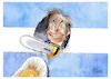 Cartoon: Don t shine for me_Argentina (small) by Paolo Calleri tagged argentinien,wahlen,praesidentschaftswahl,suedamerika,javier,milei,faschismus,kapitalismus,rechtspopulismus,demokratie,wirtschaft,wirtschaftskrise,politik,karikatur,cartoon,paolo,calleri