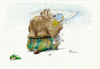 Cartoon: Geht ja schon gut los (small) by Paolo Calleri tagged welt,deutschland,russland,ukraine,bundesregierung,ampel,koalition,spd,fdp,gruene,aussenministeriium,bundesaussenministerin,annalena,baerbock,militaer,drohung,karikatur,cartoon,paolo,calleri