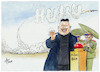 Cartoon: Lebenszeichen (small) by Paolo Calleri tagged nordkorea,kim,jon,un,raketen,raketentests,interkontinentalraktete,atomwaffen,militaer,karikatur,cartoon,paolo,calleri