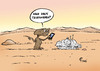 Cartoon: Schiaparelli (small) by Paolo Calleri tagged esa,raumfahrt,mars,weltraum,planet,marslander,kontakt,schiaparelli,landung,schweigen,karikatur,cartoon,paolo,calleri
