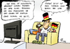 Cartoon: Terror-Alarm (small) by Paolo Calleri tagged deutschland,frankreich,paris,hannover,terror,anschlagsdrohung,laenderspiel,niederlande,holland,abgesagt,solidaritaet,gefaehrdung,freundschaftsspiel,karikatur,cartoon,paolo,calleri