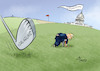 Cartoon: U-Ausschuss (small) by Paolo Calleri tagged usa,praesident,trump,kongress,untersuchungsausschuss,capitol,demokratie,vorladung,befragung,karikatur,cartoon,paolo,calleri