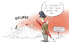Cartoon: Zerreißprobe (small) by Paolo Calleri tagged linke,linkspartei,partei,politik,wagenknecht,ukrainekrieg,populismus,richtungsstreit,parteiaustritte,demonstrationen,soziales,karikatur,cartoon,paolo,calleri