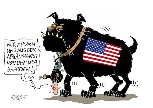 Cartoon: Abhängigkeit (medium) by RABE tagged merz,kanzler,koalition,union,spd,klingbeil,cartoon,karikatur,pressezeichnung,farbcartoon,tagescartoon,bürokratie,verwaltung,beamte,modernisierung,monster,drachen,schwert,holzschwert,nägel,säge,msc,münchen,sicherheitskonferenz,sicherheit,rede,rubio,usa,trump,hund,halsband,hundehalsband,eu,europa,merz,kanzler,koalition,union,spd,klingbeil,cartoon,karikatur,pressezeichnung,farbcartoon,tagescartoon,bürokratie,verwaltung,beamte,modernisierung,monster,drachen,schwert,holzschwert,nägel,säge,msc,münchen,sicherheitskonferenz,sicherheit,rede,rubio,usa,trump,hund,halsband,hundehalsband,eu,europa