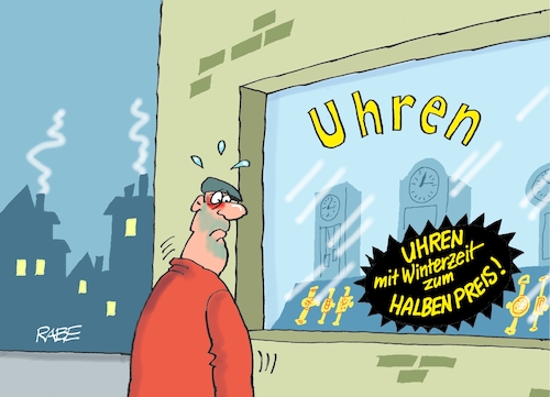 Cartoon: Alle Uhren müssen raus (medium) by RABE tagged zeit,zeitumstellung,uhren,uhrenumstellung,sommerzeit,winterzeit,ampelpolitik,ampel,ampelregierung,synchronisation,uhrmacher,uhrengeschäft,schlussverkauf,resteverkauf,winterschlussverkauf,preisnachlass,zeit,zeitumstellung,uhren,uhrenumstellung,sommerzeit,winterzeit,ampelpolitik,ampel,ampelregierung,synchronisation,uhrmacher,uhrengeschäft,schlussverkauf,resteverkauf,winterschlussverkauf,preisnachlass