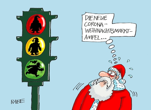 Cartoon: Ampelhampelweihnacht (medium) by RABE tagged corona,bundländerkonferenz,merkel,kanzleramt,lockerungen,stufenplan,öffnungen,lockdown,shutdown,baumärkte,impfdosen,rki,fallzahlen,inzidenzwert,spahn,impfzentren,impfreihenfolge,notbremse,ampel,ampelregelung,rot,gellb,grün,weihnachtsmärkte,weihnachtsmann,weihnachten,corona,bundländerkonferenz,merkel,kanzleramt,lockerungen,stufenplan,öffnungen,lockdown,shutdown,baumärkte,impfdosen,rki,fallzahlen,inzidenzwert,spahn,impfzentren,impfreihenfolge,notbremse,ampel,ampelregelung,rot,gellb,grün,weihnachtsmärkte,weihnachtsmann,weihnachten