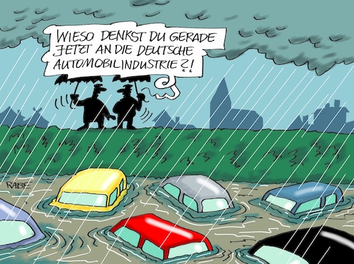 Cartoon: Amphibienfahrzeuge (medium) by RABE tagged klima,klimaziele,klimawende,ampel,wissing,streit,umsetzung,rabe,ralf,böhme,cartoon,karikatur,pressezeichnung,farbcartoon,tagescartoon,regen,hochwasser,starkregen,überschwemmung,pkw,autos,unterwasser,autoindustrie,wirtschaft,autobosse,inflation,rezession,klima,klimaziele,klimawende,ampel,wissing,streit,umsetzung,rabe,ralf,böhme,cartoon,karikatur,pressezeichnung,farbcartoon,tagescartoon,regen,hochwasser,starkregen,überschwemmung,pkw,autos,unterwasser,autoindustrie,wirtschaft,autobosse,inflation,rezession