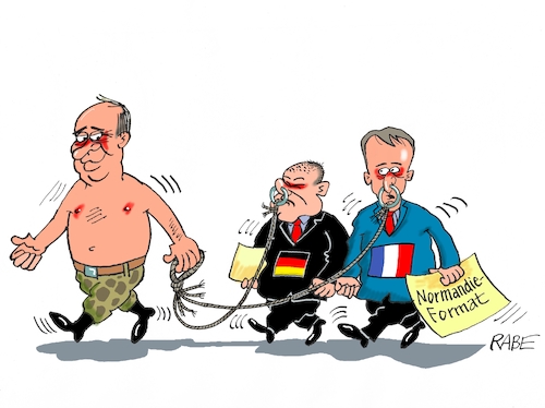 Cartoon: An der kurzen Leine (medium) by RABE tagged usa,biden,telefonat,putin,moskau,kreml,kremlchef,rabe,ralf,böhme,cartoon,karikatur,pressezeichnung,farbcartoon,tagescartoon,ukraine,ukrainekrise,nato,telefonleitung,gipfel,ukrainegipfel,macron,normandie,normandieformat,format,olf,scholz,nasenring,leine,strick,einmarsch,ostukraine,usa,biden,telefonat,putin,moskau,kreml,kremlchef,rabe,ralf,böhme,cartoon,karikatur,pressezeichnung,farbcartoon,tagescartoon,ukraine,ukrainekrise,nato,telefonleitung,gipfel,ukrainegipfel,macron,normandie,normandieformat,format,olf,scholz,nasenring,leine,strick,einmarsch,ostukraine