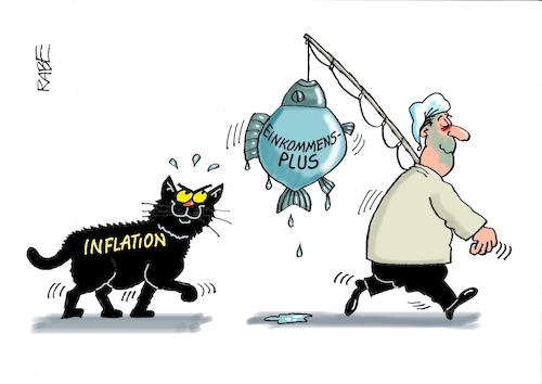 Cartoon: Angler (medium) by RABE tagged ampel,ampelregierung,rot,grün,gelb,fdp,spd,grüne,rabe,ralf,böhme,cartoon,karikatur,pressezeichnung,farbcartoon,tagescartoon,inflation,einkommen,einkommensplus,plus,michel,angel,fisch,katze,kater,ampel,ampelregierung,rot,grün,gelb,fdp,spd,grüne,rabe,ralf,böhme,cartoon,karikatur,pressezeichnung,farbcartoon,tagescartoon,inflation,einkommen,einkommensplus,plus,michel,angel,fisch,katze,kater