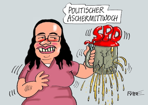 Cartoon: Aschermittwoch (medium) by RABE tagged sonderparteitag,spd,martin,schulz,ja,groko,koalitionsverhandlungen,rabe,ralf,böhme,cartoon,karikatur,pressezeichnung,farbcartoon,tagescartoon,merkel,union,koalitionsgespräche,andrea,nahles,parteivorsitz,urwahl,mitgliederbefragung,abstimmung,gabriel,aussenminister,dreyer,personaldebatten,stammtisch,festzelt,aschermittwoch,bierzelt,maßkrug,fastnacht,karneval,fastenzeit,sonderparteitag,spd,martin,schulz,ja,groko,koalitionsverhandlungen,rabe,ralf,böhme,cartoon,karikatur,pressezeichnung,farbcartoon,tagescartoon,merkel,union,koalitionsgespräche,andrea,nahles,parteivorsitz,urwahl,mitgliederbefragung,abstimmung,gabriel,aussenminister,dreyer,personaldebatten,stammtisch,festzelt,aschermittwoch,bierzelt,maßkrug,fastnacht,karneval,fastenzeit