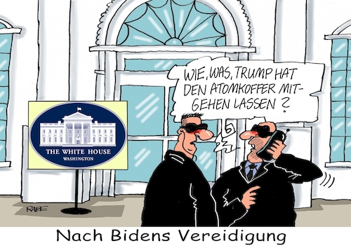 Cartoon: Atomkofferhoffer (medium) by RABE tagged trump,usa,president,bolton,literatur,bücher,rabe,ralf,böhme,cartoon,karikatur,pressezeichnung,farbcartoon,tagescartoon,corona,biden,harris,wiederwahl,briefwahl,wahlmänner,sanduhr,sand,abwahl,atomkoffer,auszug,abtransport,joe,pence,white,house,demokraten,republikaner,amtseinführung,vereidigung,trump,usa,president,bolton,literatur,bücher,rabe,ralf,böhme,cartoon,karikatur,pressezeichnung,farbcartoon,tagescartoon,corona,biden,harris,wiederwahl,briefwahl,wahlmänner,sanduhr,sand,abwahl,atomkoffer,auszug,abtransport,joe,pence,white,house,demokraten,republikaner,amtseinführung,vereidigung