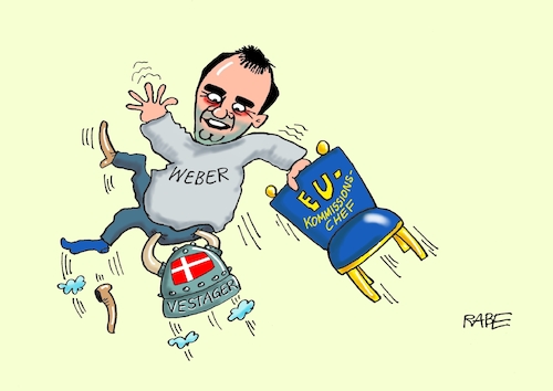 Cartoon: Auf die Hörner genommen (medium) by RABE tagged europawahl,mai,brüssel,eu,rabe,ralf,böhme,cartoon,karikatur,pressezeichnung,farbcartoon,tagescartoon,kreistag,kreistagswahlen,wahlsonntag,sitze,kandidaten,wahlcoaching,wähler,wählercoaching,coach,europaparlament,postengerangel,postenvergabe,kommissionschef,kommissionspräsident,juncker,manfred,weber,csu,union,sitzevergabe,vestager,wikinger,wikingerhelm,helm,hörner,dänemark,liberale,europawahl,mai,brüssel,eu,rabe,ralf,böhme,cartoon,karikatur,pressezeichnung,farbcartoon,tagescartoon,kreistag,kreistagswahlen,wahlsonntag,sitze,kandidaten,wahlcoaching,wähler,wählercoaching,coach,europaparlament,postengerangel,postenvergabe,kommissionschef,kommissionspräsident,juncker,manfred,weber,csu,union,sitzevergabe,vestager,wikinger,wikingerhelm,helm,hörner,dänemark,liberale