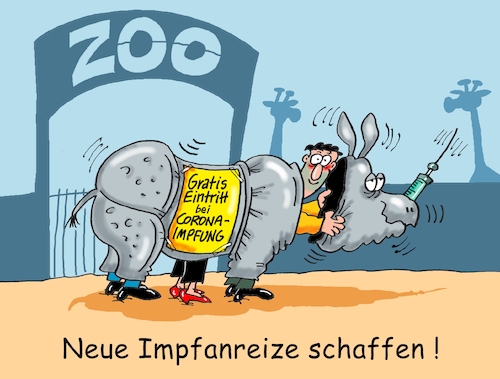 Cartoon: Aufs Horn genommen (medium) by RABE tagged corona,bundländerkonferenz,merkel,kanzleramt,lockerungen,stufenplan,öffnungen,lockdown,shutdown,baumärkte,impfdosen,rki,fallzahlen,inzidenzwert,spahn,impfzentren,impfreihenfolge,notbremse,impfanreize,impfgegner,impfverweigerer,gratis,gratiseintritt,zoo,tierpark,nashorn,giraffe,corona,bundländerkonferenz,merkel,kanzleramt,lockerungen,stufenplan,öffnungen,lockdown,shutdown,baumärkte,impfdosen,rki,fallzahlen,inzidenzwert,spahn,impfzentren,impfreihenfolge,notbremse,impfanreize,impfgegner,impfverweigerer,gratis,gratiseintritt,zoo,tierpark,nashorn,giraffe