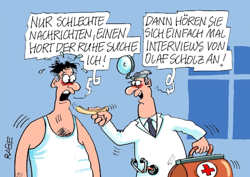 Cartoon: Bad News (medium) by RABE tagged gas,gassparen,gasnotstand,gasgeben,sanktionen,gasspeicher,gasheizung,rabe,ralf,böhme,cartoon,karikatur,pressezeichnung,farbcartoon,tagescartoon,robert,habeck,putin,ukrainekrieg,gasumlage,corona,inflation,klimawandel,preissteigerungen,arzt,doktor,notarzt,patient,ruhe,hort,olaf,scholz,interviews,entspannung,entschleunigung,gas,gassparen,gasnotstand,gasgeben,sanktionen,gasspeicher,gasheizung,rabe,ralf,böhme,cartoon,karikatur,pressezeichnung,farbcartoon,tagescartoon,robert,habeck,putin,ukrainekrieg,gasumlage,corona,inflation,klimawandel,preissteigerungen,arzt,doktor,notarzt,patient,ruhe,hort,olaf,scholz,interviews,entspannung,entschleunigung