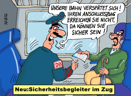 Cartoon: Bahnmarshall (medium) by RABE tagged bahn,zug,db,ice,bahnbegleiter,marshall,skymarshall,schaffner,sicherheit,sicherheitsbegkeiter,terrorist,attentäter,is,rabe,ralf,böhme,cartoon,karikatur,pressezeichnung,farbcartoon,tageescartoon,verspätung,anschlußzug,bahnsteig,zugverspätung,reisende,kunden,bahn,zug,db,ice,bahnbegleiter,marshall,skymarshall,schaffner,sicherheit,sicherheitsbegkeiter,terrorist,attentäter,is,rabe,ralf,böhme,cartoon,karikatur,pressezeichnung,farbcartoon,tageescartoon,verspätung,anschlußzug,bahnsteig,zugverspätung,reisende,kunden