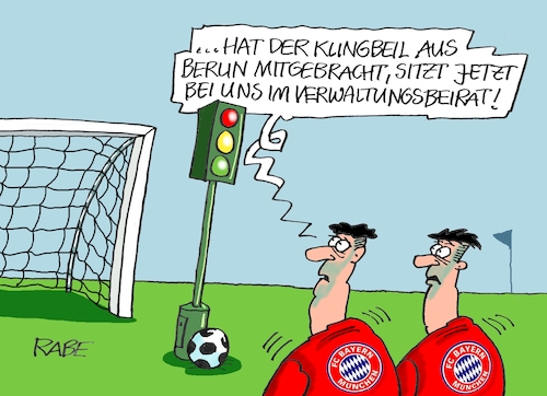 Cartoon: Bayernampel (medium) by RABE tagged ampel,ampelkoalition,koalitionsvertrag,fdp,spd,grüne,rabe,ralf,böhme,cartoon,karikatur,pressezeichnung,farbcartoon,tagescartoon,fc,bayern,münchen,fußball,tor,lars,klingbeil,sport,ampel,ampelkoalition,koalitionsvertrag,fdp,spd,grüne,rabe,ralf,böhme,cartoon,karikatur,pressezeichnung,farbcartoon,tagescartoon,fc,bayern,münchen,fußball,tor,lars,klingbeil,sport