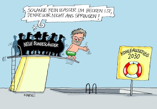 Cartoon: Beckenbodentheraphie (medium) by RABE tagged gas,gassparen,gasnotstand,gasgeben,sanktionen,gasspeicher,gasheizung,rabe,ralf,böhme,cartoon,karikatur,pressezeichnung,farbcartoon,tagescartoon,robert,habeck,putin,ukrainekrieg,wumms,doppelwumms,grüne,kohleausstieg,energiewende,klimawandel,klimaziehle,ostländer,bundesländer,kohleabbau,kohlekraftwerke,netz,braunkohle,sprungbrett,sprungturm,schwimmbad,schwimmbecken,wasser,länderchefs,ossis,gas,gassparen,gasnotstand,gasgeben,sanktionen,gasspeicher,gasheizung,rabe,ralf,böhme,cartoon,karikatur,pressezeichnung,farbcartoon,tagescartoon,robert,habeck,putin,ukrainekrieg,wumms,doppelwumms,grüne,kohleausstieg,energiewende,klimawandel,klimaziehle,ostländer,bundesländer,kohleabbau,kohlekraftwerke,netz,braunkohle,sprungbrett,sprungturm,schwimmbad,schwimmbecken,wasser,länderchefs,ossis