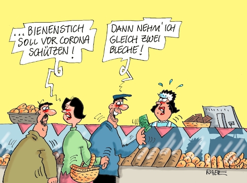 Cartoon: Bienenstichblechgerede (medium) by RABE tagged virus,corona,pandemie,coronakrise,rabe,ralf,böhme,cartoon,karikatur,pressezeichnung,farbcartoon,tagescartoon,viren,virenschutz,mundschutz,desinfektion,föderal,föderalismus,ländersache,coronaschutz,abstandsregeln,lockerungen,maskenpflicht,bäckerei,konditorei,brot,semmeln,kuchen,bienen,bienenstich,blechkuchen,virus,corona,pandemie,coronakrise,rabe,ralf,böhme,cartoon,karikatur,pressezeichnung,farbcartoon,tagescartoon,viren,virenschutz,mundschutz,desinfektion,föderal,föderalismus,ländersache,coronaschutz,abstandsregeln,lockerungen,maskenpflicht,bäckerei,konditorei,brot,semmeln,kuchen,bienen,bienenstich,blechkuchen