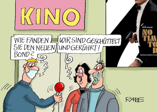 Cartoon: Bond total gerührt (medium) by RABE tagged james,bond,kino,kinobetreiber,corona,rabe,ralf,böhme,cartoon,karikatur,pressezeichnung,farbcartoon,tagescartoon,gerührtes,geschütteltes,null,sieben,kinoplakat,tränen,james,bond,kino,kinobetreiber,corona,rabe,ralf,böhme,cartoon,karikatur,pressezeichnung,farbcartoon,tagescartoon,gerührtes,geschütteltes,null,sieben,kinoplakat,tränen