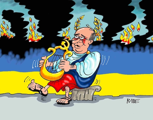 Cartoon: Brandgefährlich (medium) by RABE tagged usa,biden,telefonat,putin,moskau,kreml,kremlchef,rabe,ralf,böhme,cartoon,karikatur,pressezeichnung,farbcartoon,tagescartoon,ukraine,ukrainekrise,nato,telefonleitung,gipfel,ukrainegipfel,macron,ukrainekrieg,nero,rom,harfe,harfenspieler,leier,lyra,saiten,sanktionen,soldaten,russen,kiew,einmarsch,usa,biden,telefonat,putin,moskau,kreml,kremlchef,rabe,ralf,böhme,cartoon,karikatur,pressezeichnung,farbcartoon,tagescartoon,ukraine,ukrainekrise,nato,telefonleitung,gipfel,ukrainegipfel,macron,ukrainekrieg,nero,rom,harfe,harfenspieler,leier,lyra,saiten,sanktionen,soldaten,russen,kiew,einmarsch